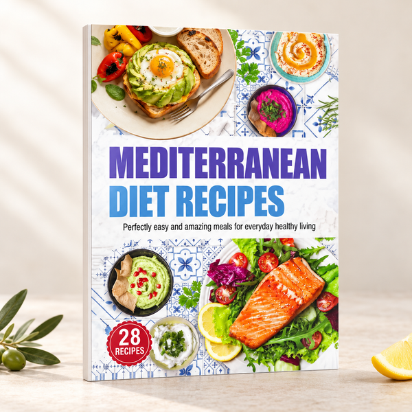 Mediterranean Diet Guide Set - 3 Detailed Food Lists, Healthy Ingredients, Top Cookbook Insights, Easy Recipes, Cooking Beginners Meal Plan, Foods To Limit, Everyday Meals