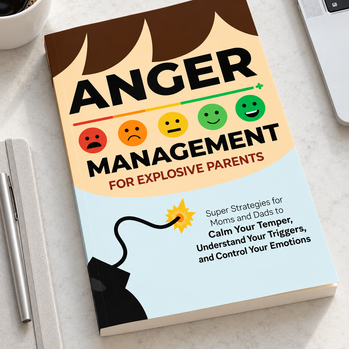 Anger Management for Explosive Parents - 5-Step Guide, 10-Strategy Toolkit, C.A.L.M.S. Method for Fast Calm Regain, Trigger Identification, Emotional Regulation Advice for Tired Moms and Dads